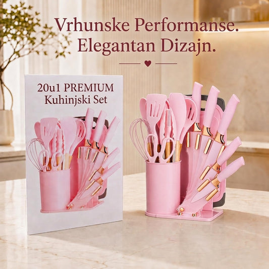 20u1 PREMIUM Kuhinjski Set – Pribor i Noževi