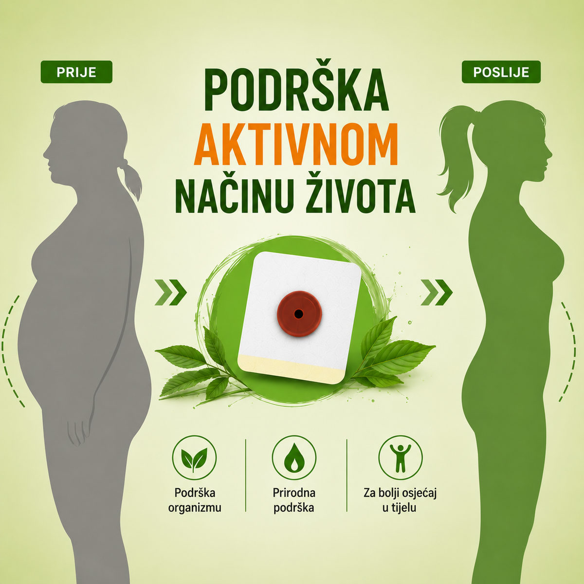 Biljni Flasteri za Mršavljenje i Detoksikaciju 1+1 GRATIS