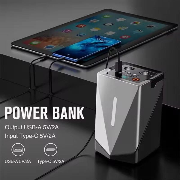 TurboStarter 12V - 3u1 – Starter, Kompresor za Gume i Power Bank