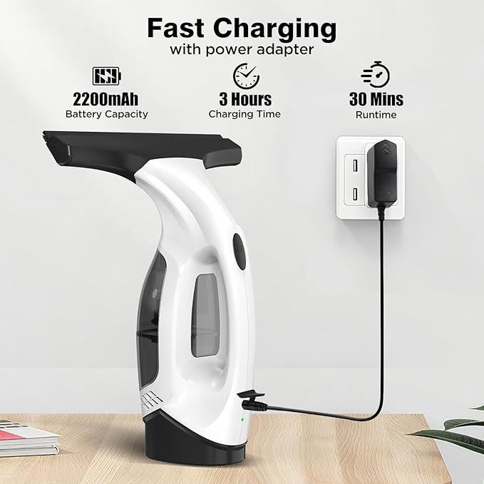 2 u 1 Električni Čistač Prozora + TELESKOPSKA Drška GRATIS!