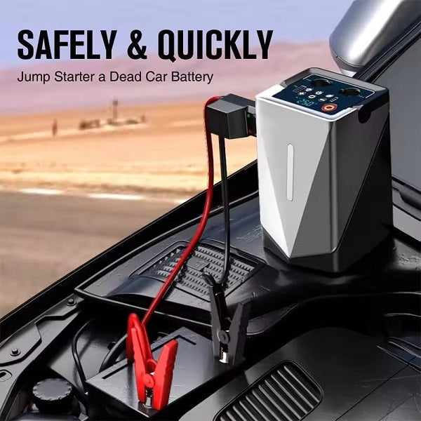 TurboStarter 12V - 3u1 – Starter, Kompresor za Gume i Power Bank