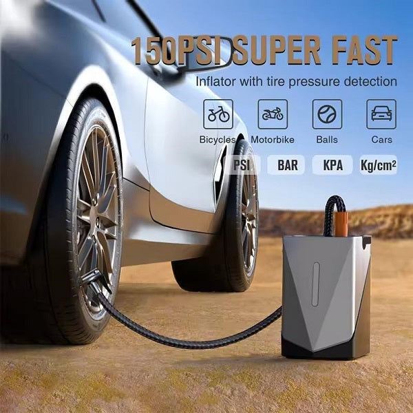 TurboStarter 12V - 3u1 – Starter, Kompresor za Gume i Power Bank