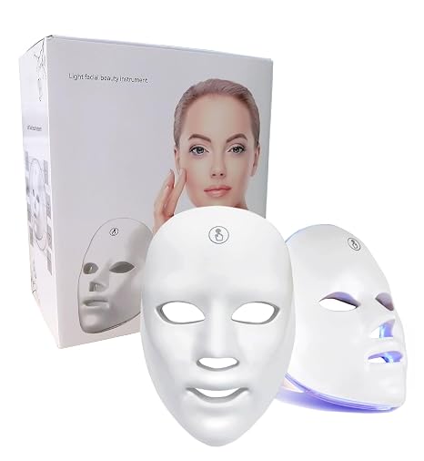 BeautyGlow LED Maska za Lice – 7 Boja za Mlađu i Čistiju Kožu