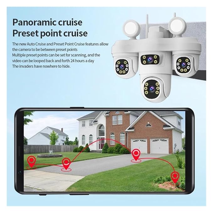 V390 Pro WiFi Vanjska Pametna Kamera HD 20MP