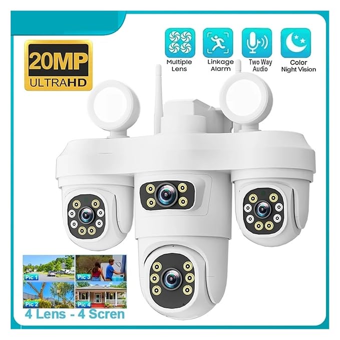 V390 Pro WiFi Vanjska Pametna Kamera HD 20MP