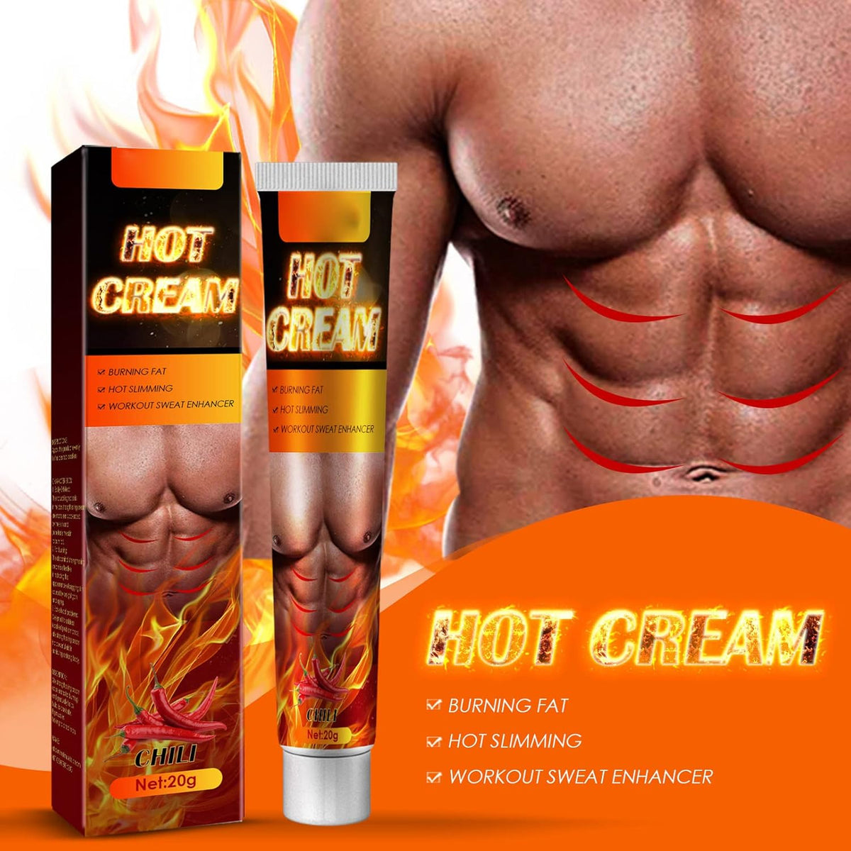 TERMO-AKTIVNI GEL 🔥Intenzivni Sagorjevač Masnih Naslaga 1 + 1 GRATIS🔥