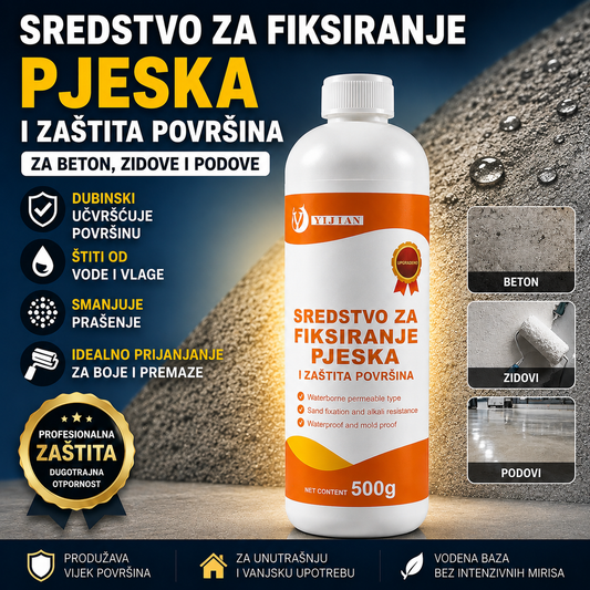 Sredstvo za Fiksiranje Pjeska i Zaštita Površina