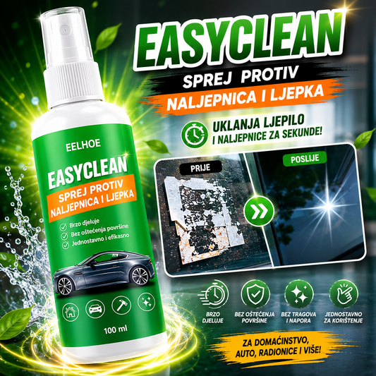 EasyClean – Sprej Protiv Naljepnica i Ljepka