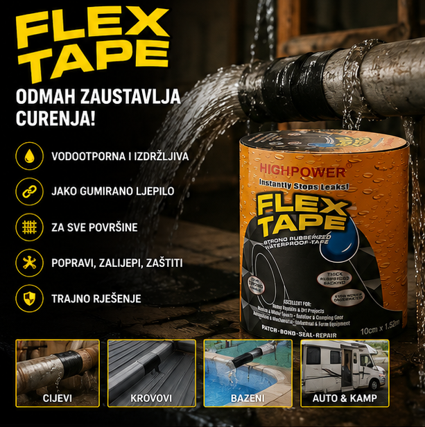 FLEX Traka - Odmah zaustavlja curenja!