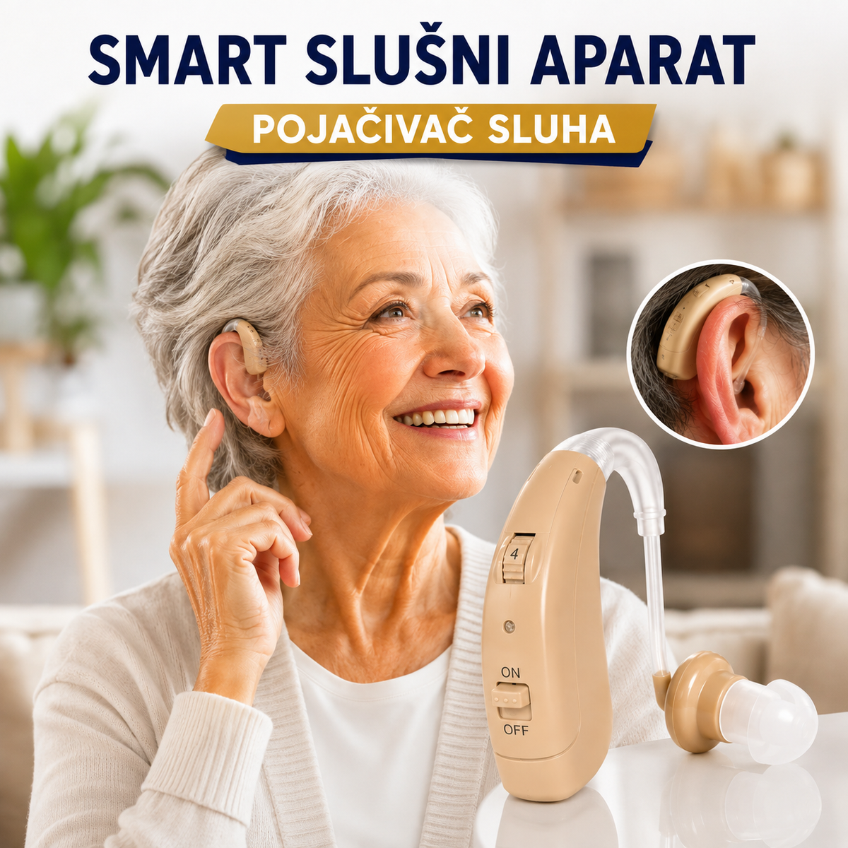 Smart SLUŠNI APARAT- Pojačivač Sluha