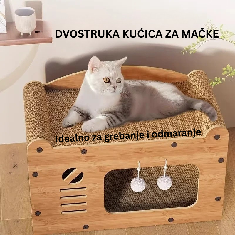 Kućica za Mačke 3-u-1
