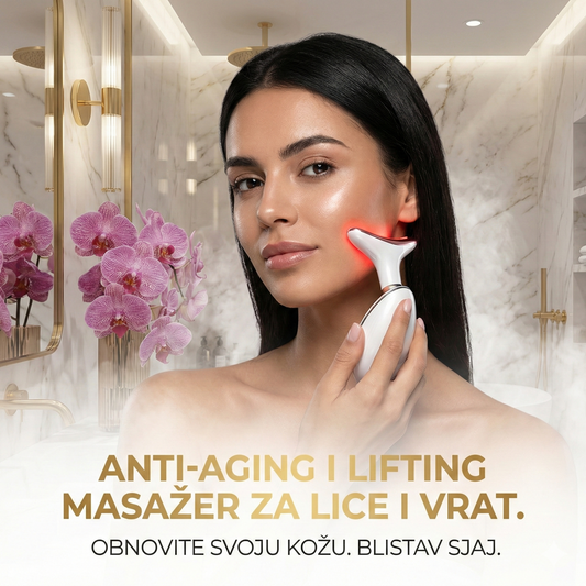 ANTI-AGING i LIFTING Masažer za Lice i Vrat