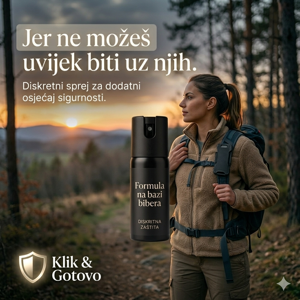 SIGURNOSNI Sprej za Ličnu ZAŠTITU - Na bazi Bibera
