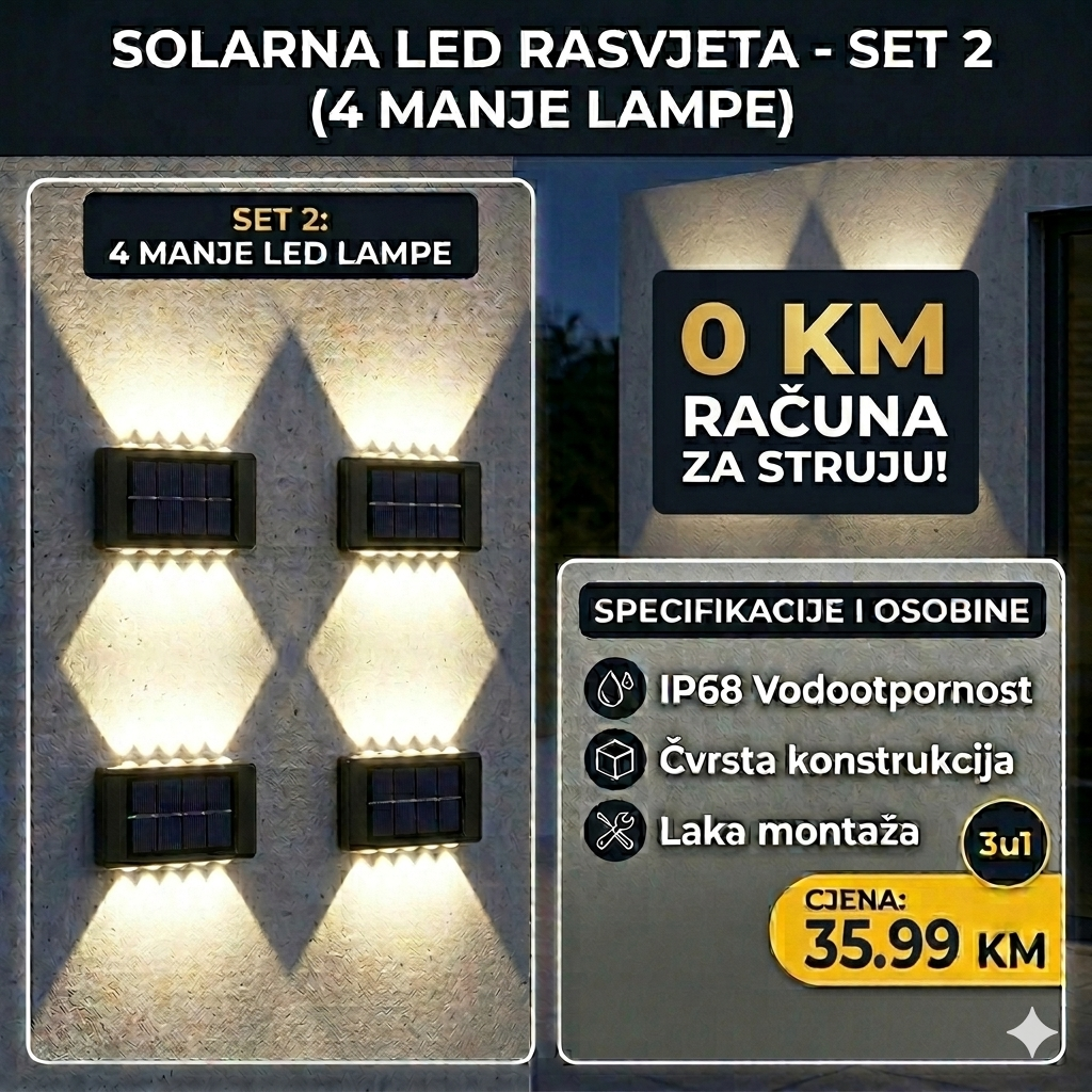 SOLARNA VODOOTPORNA LED Rasvjeta - BIRAJ SVOJ AMBIENT SET