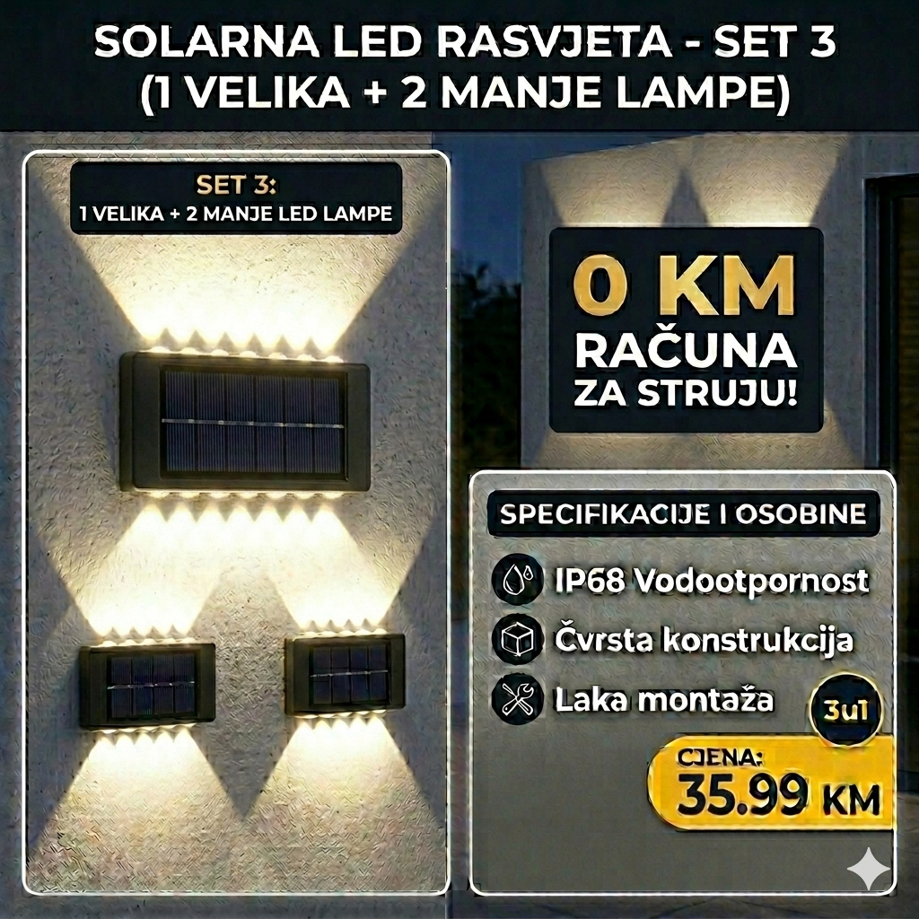SOLARNA VODOOTPORNA LED Rasvjeta - BIRAJ SVOJ AMBIENT SET