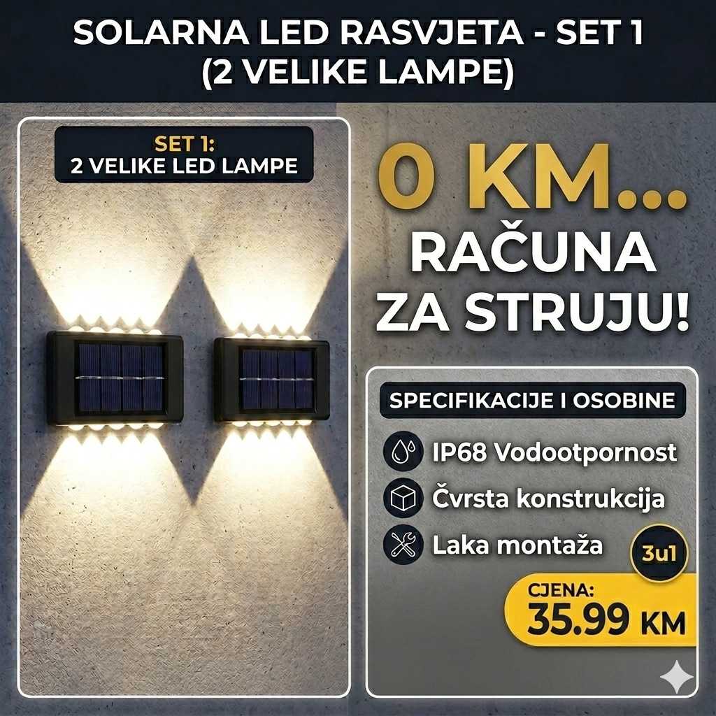 SOLARNA VODOOTPORNA LED Rasvjeta - BIRAJ SVOJ AMBIENT SET