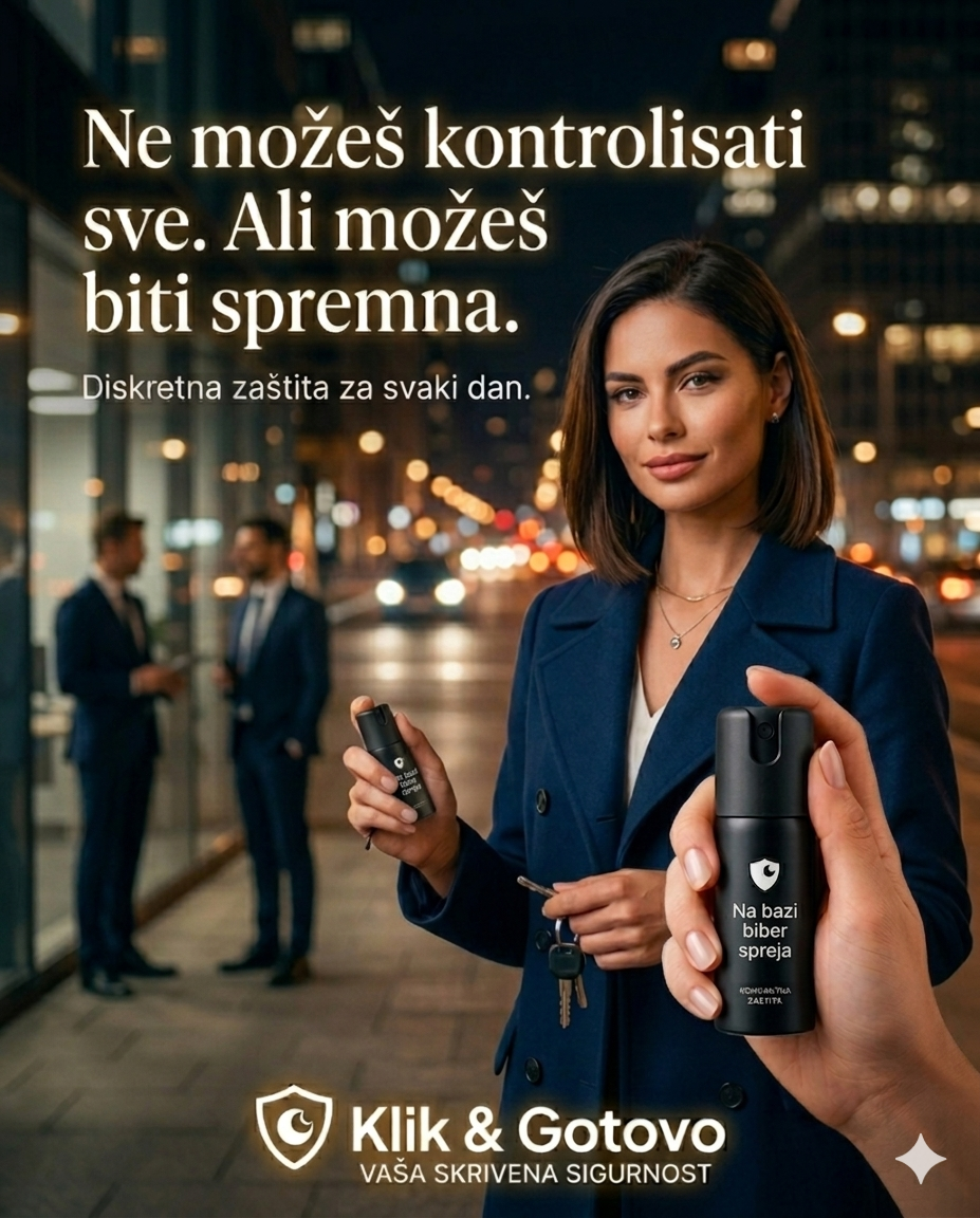 SIGURNOSNI Sprej za Ličnu ZAŠTITU - Na bazi Bibera