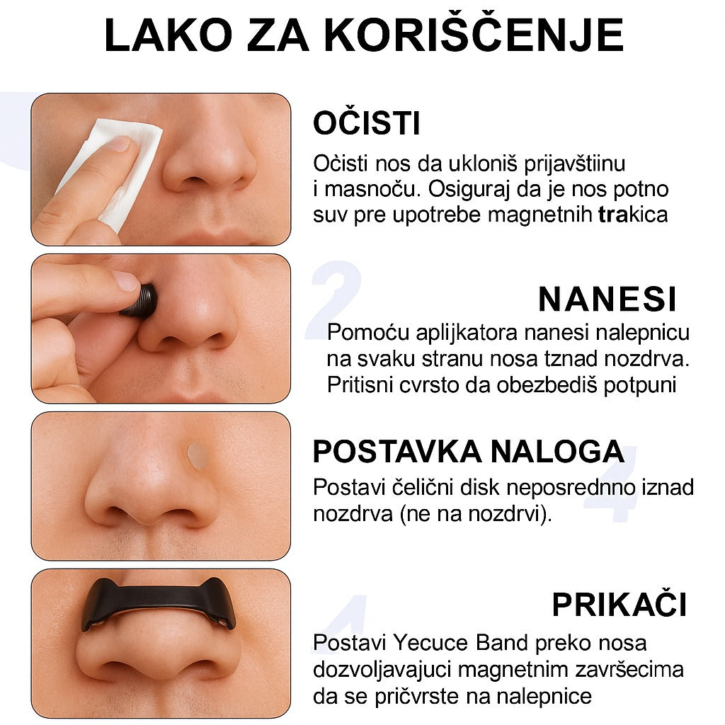 Magnetni Nosni Dilatator - Pakovanje Za 30 Dana