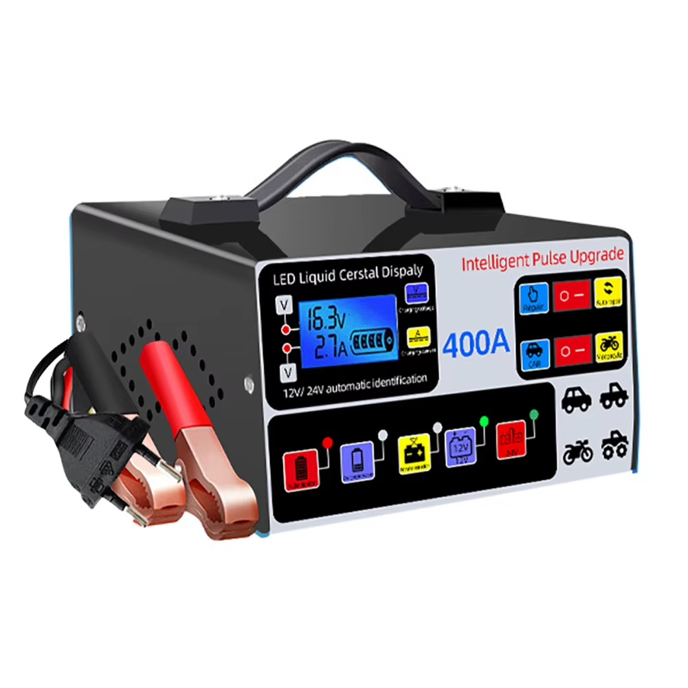 TURBO Punjač Akumulatora 400A – sa Funkcijom Reparacije (12V/24V)