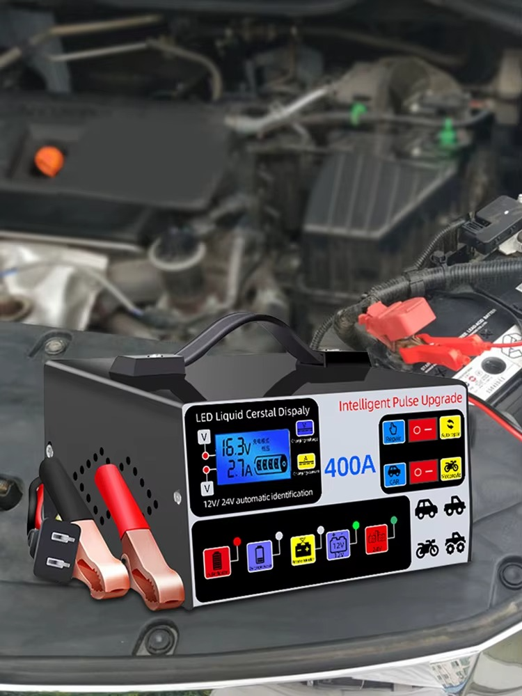TURBO Punjač Akumulatora 400A – sa Funkcijom Reparacije (12V/24V)