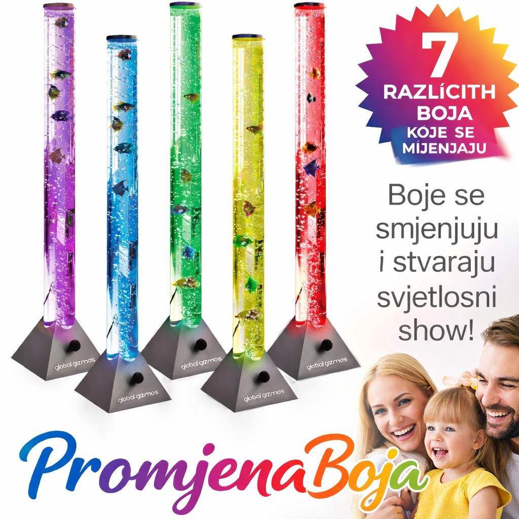 MAGIČNI AKVARIJUM: Smirujuća LED Lampa