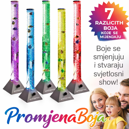 MAGIČNI AKVARIJUM: Smirujuća LED Lampa
