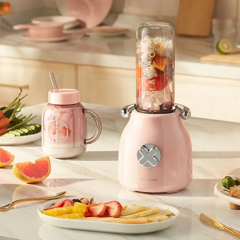 Mini Retro Blender-Sokovnik s Dvije Boce