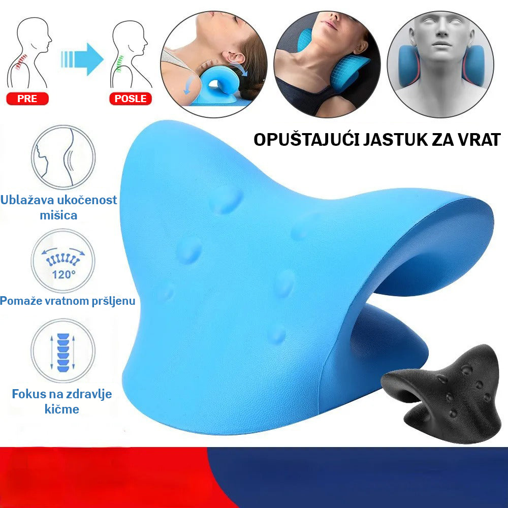Ergonomski Jastuk za Vrat - Kraj Bolu u Vratu