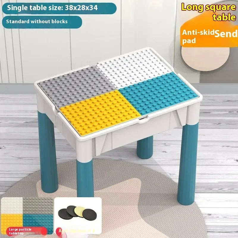 Kreativni sto za igru i razvoj (KOCKE + STOLICA)
