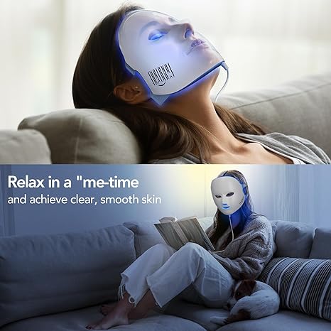 BeautyGlow LED Maska za Lice – 7 Boja za Mlađu i Čistiju Kožu