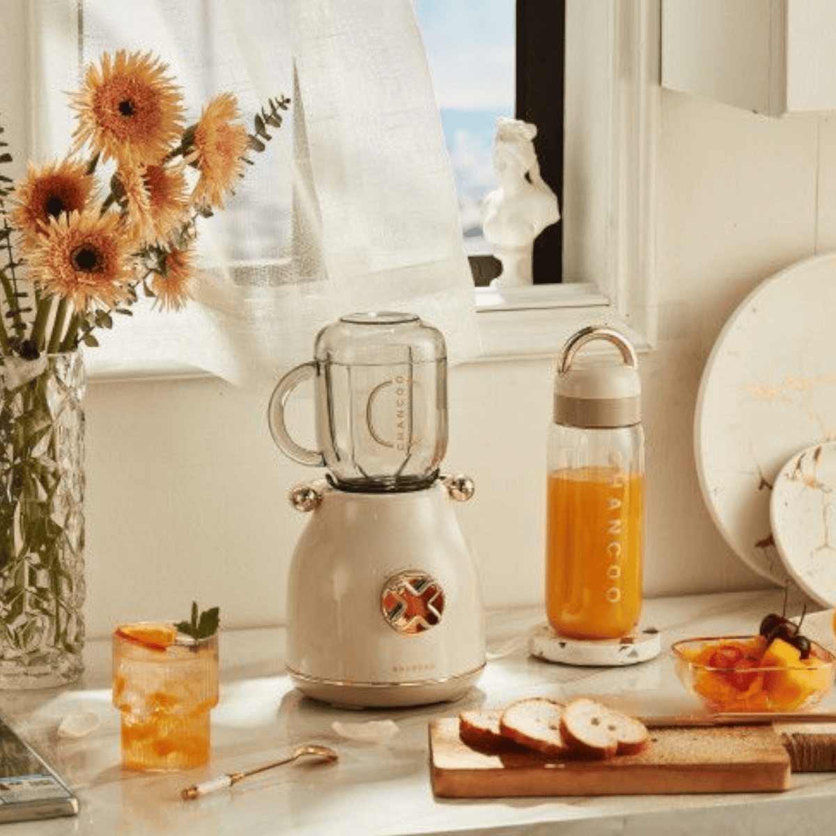 Mini Retro Blender-Sokovnik s Dvije Boce