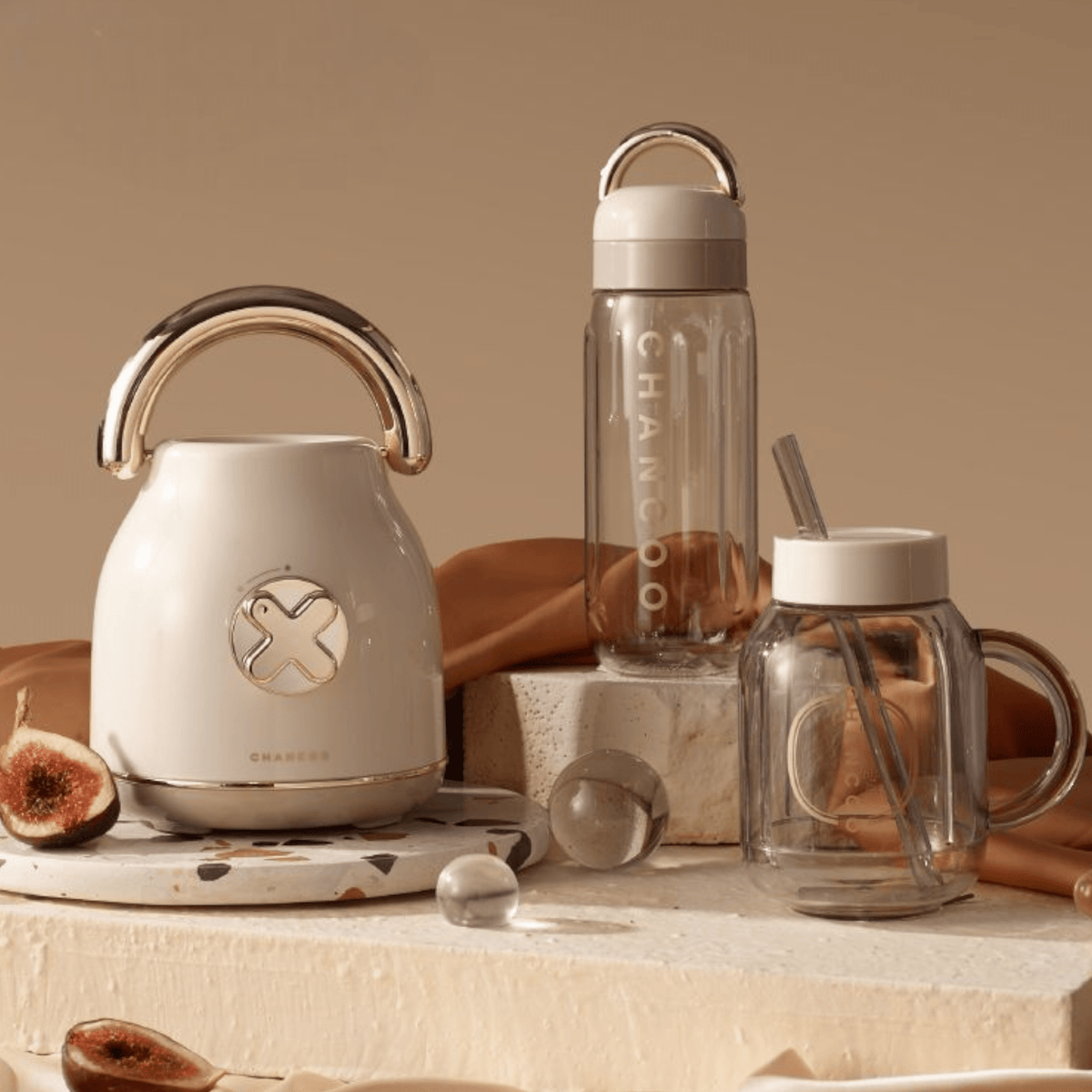 Mini Retro Blender-Sokovnik s Dvije Boce
