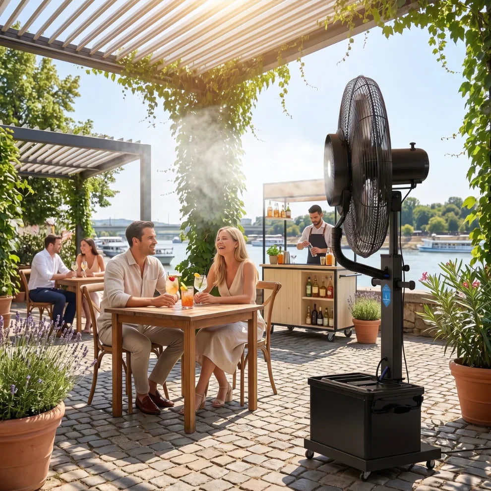 Profesionalni Ventilator sa Vodenom Maglom